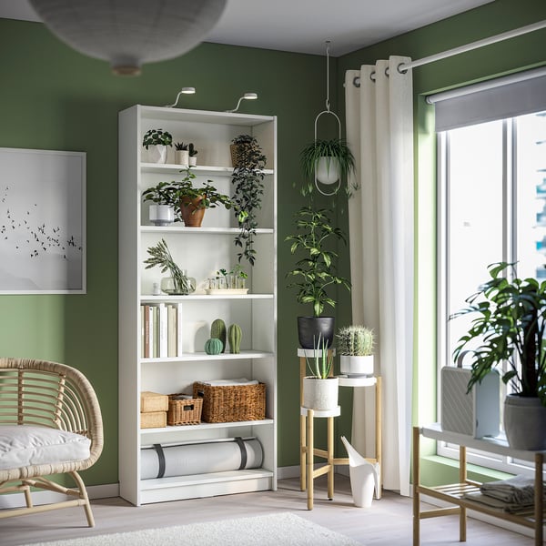 IKEA BILLY Bookcase White 31 1/2x11x79 1/2 "