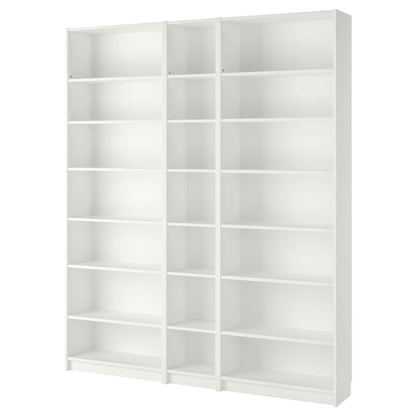 IKEA BILLY Bookcase white 78 3/4x11x93 1/4 "