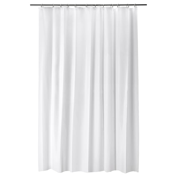 IKEA BJÄRSEN Shower curtain white 71x79 "