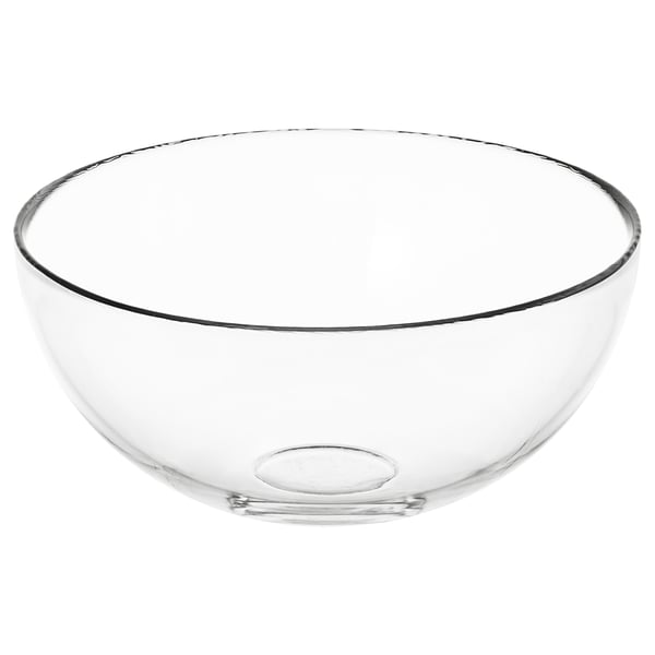 IKEA BLANDA Serving bowl clear glass 8 "