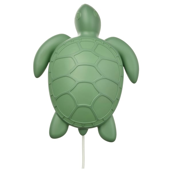 IKEA BLÅVINGAD LED wall lamp turtle/green