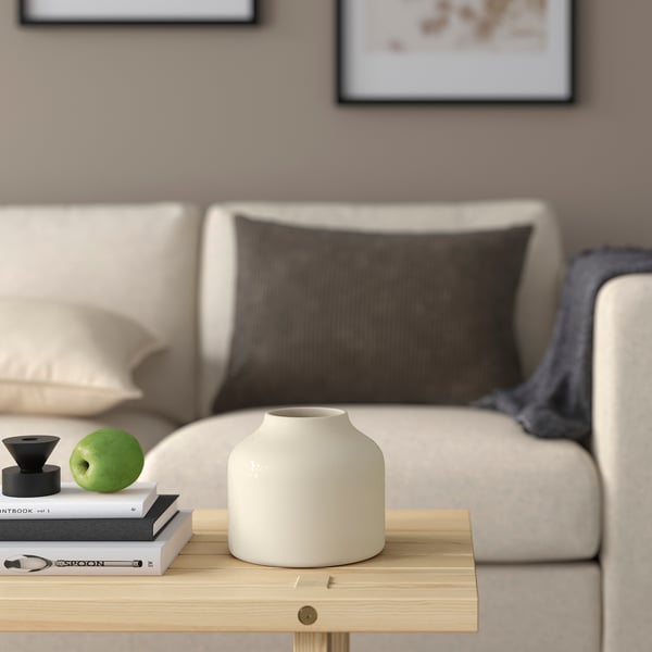 IKEA BLODBJÖRK Vase Beige 6 ¼ "