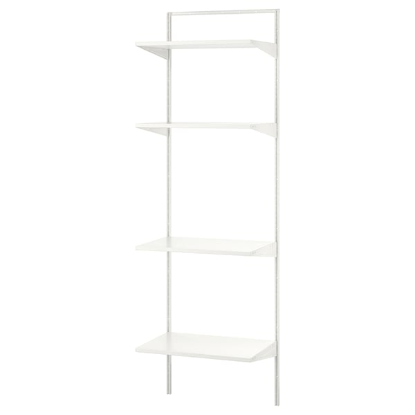 IKEA BOAXEL Shelving unit white 24 3/8x15 3/4x79 "