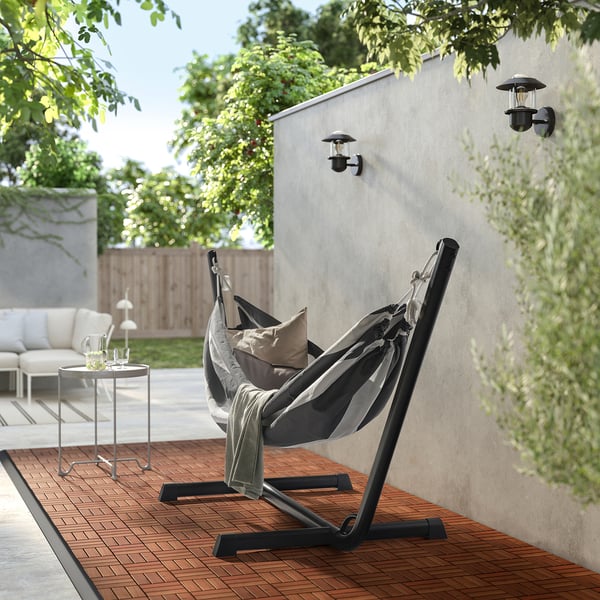 IKEA BOCKÖN Hammock Stand Outdoor Black