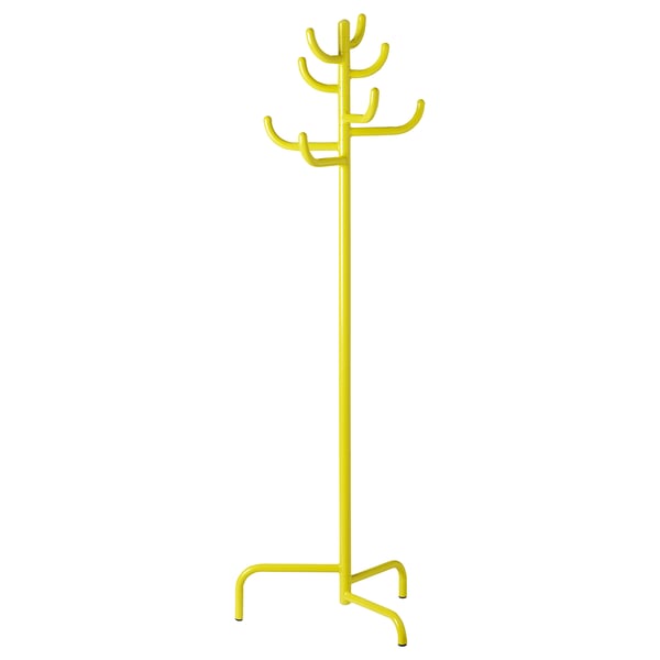 IKEA BONDSKÄRET Hat and coat stand yellow 68 7/8 "