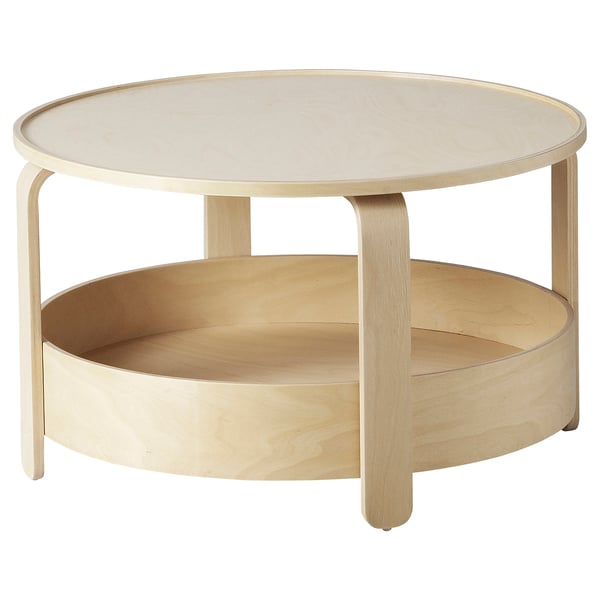 IKEA BORGEBY Coffee table birch veneer 27 1/2 "