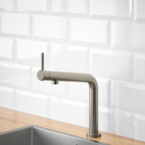 IKEA BOSJÖN Kitchen Faucet Stainless Steel Color
