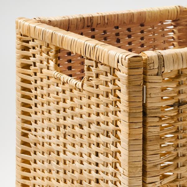 IKEA BRANÄS Basket Rattan 12 ½x13 ½x12 ½ "