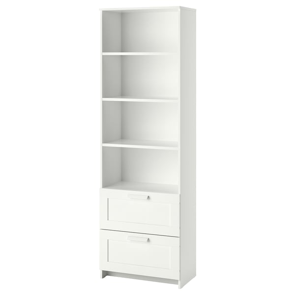 IKEA BRIMNES Bookcase white 23 5/8x74 3/4 "