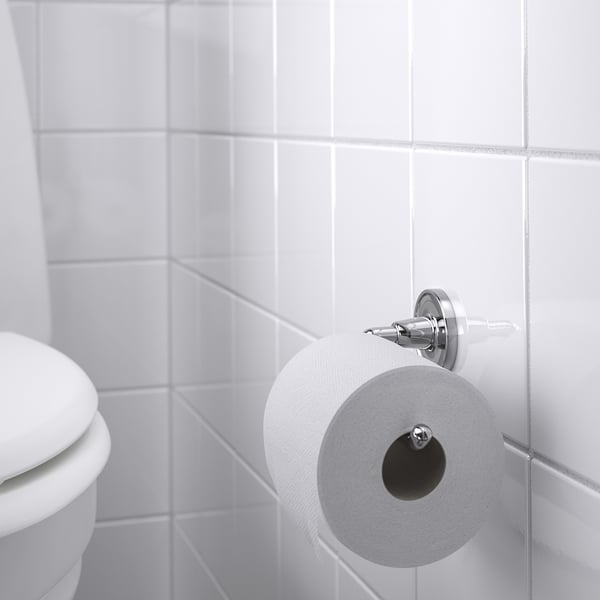 IKEA BROFJÄRDEN Toilet Roll Holder Chrome Effect