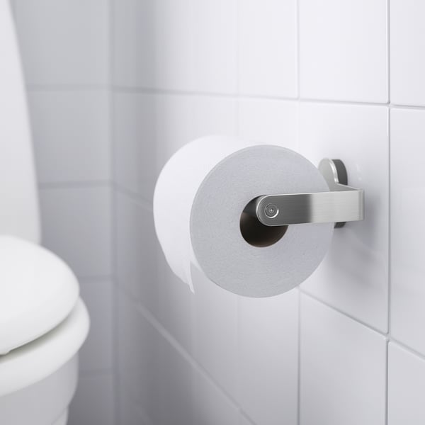 IKEA BROGRUND Toilet Roll Holder Stainless Steel
