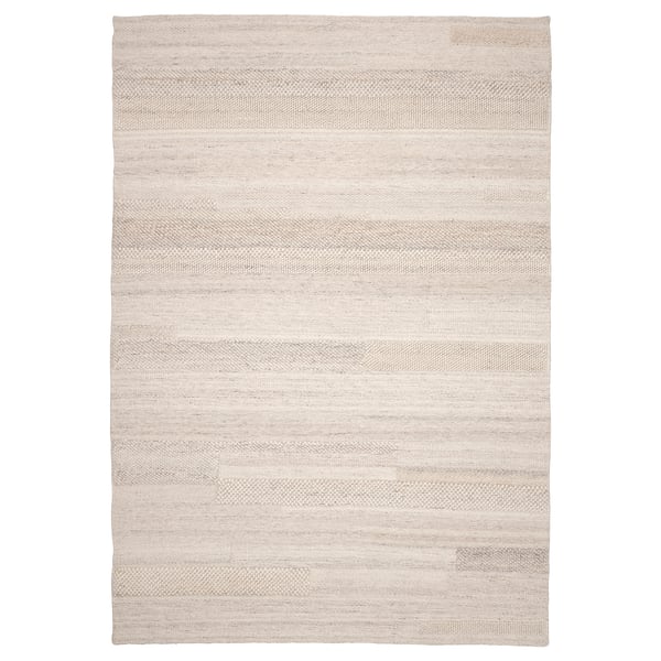IKEA BRÖNDEN Rug low pile handmade beige 6 ' 7 "x9 ' 10 "