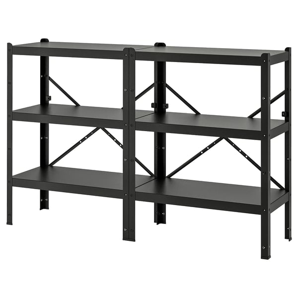 IKEA BROR Shelving unit black 66 7/8x15 3/4x43 1/4 "