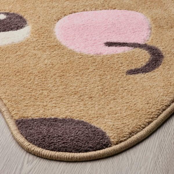 IKEA BRUMMIG Rug Hedgehog Shaped/brown 3 ' 1 "x4 ' 11 "