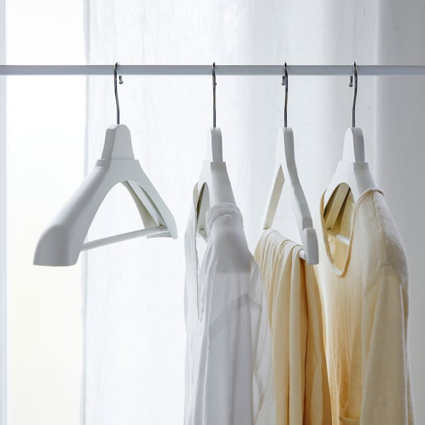 IKEA BUMERANG Shoulder Shaper For Hanger White