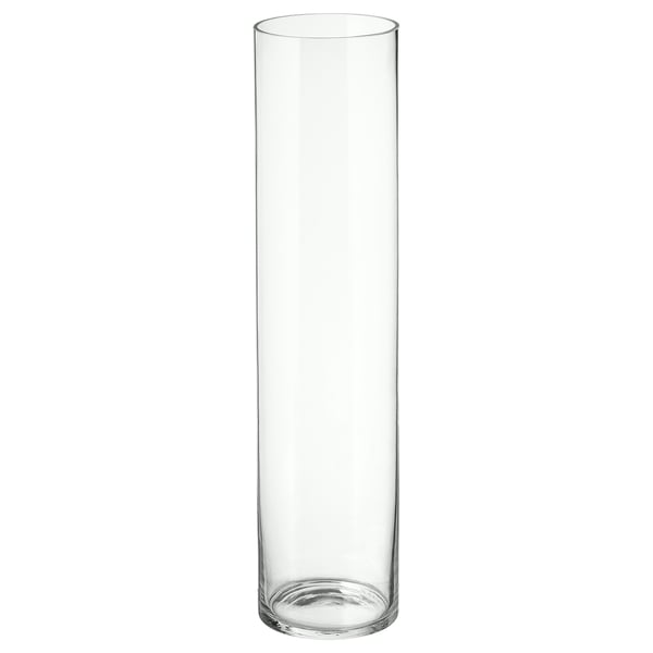 IKEA CYLINDER Vase clear glass 26 ¾ "
