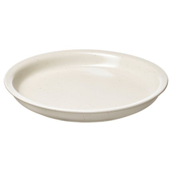 IKEA DAGGASTER Side plate dotted/light beige 8 "