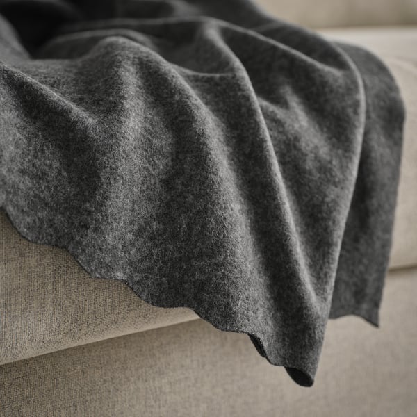 IKEA DAGGKÅPOR Throw Dark Gray 51x67 "