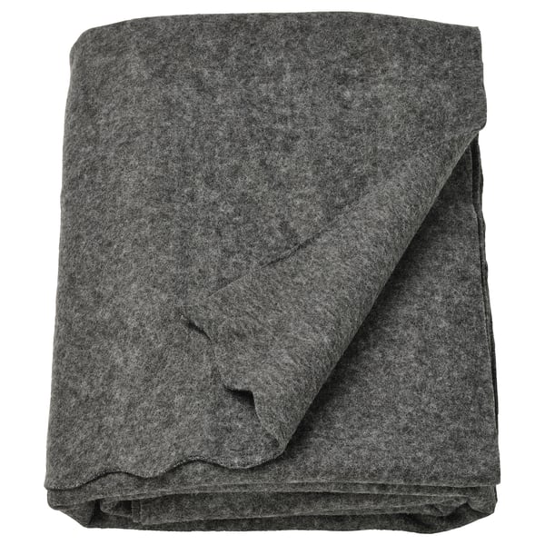 IKEA DAGGKÅPOR Throw dark gray 51x67 "