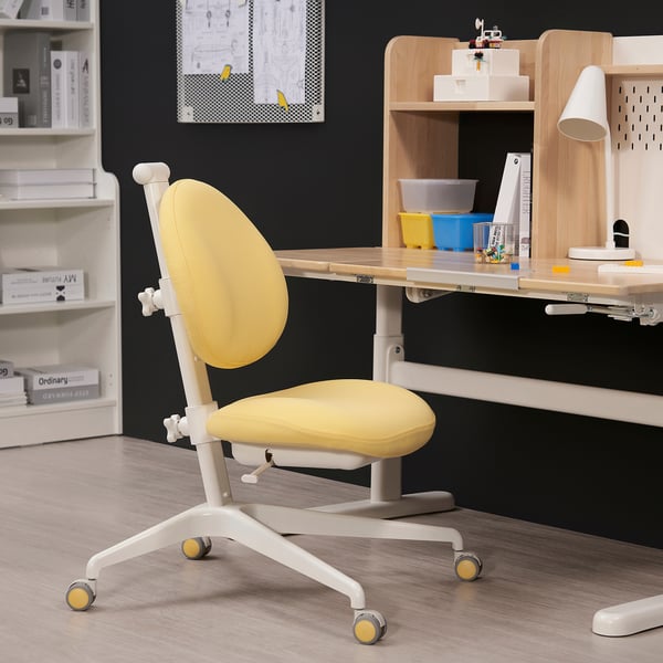 IKEA DAGNAR Child's Desk Chair Yellow