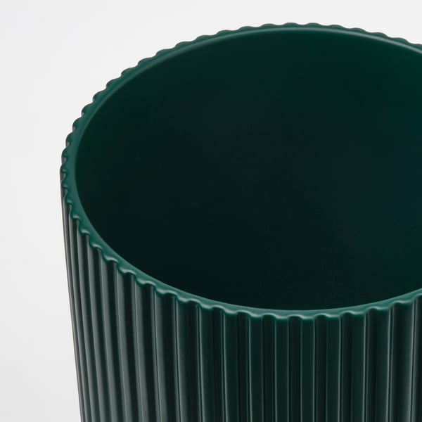 IKEA DAKSJUS Plant Pot Dark Green 5 "