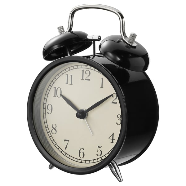 IKEA DEKAD Alarm clock black 4 "
