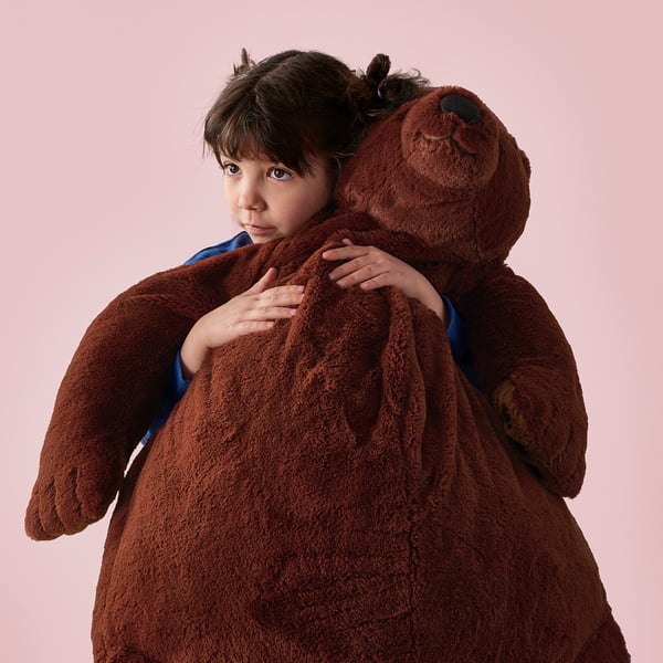 IKEA DJUNGELSKOG Soft Toy Brown Bear