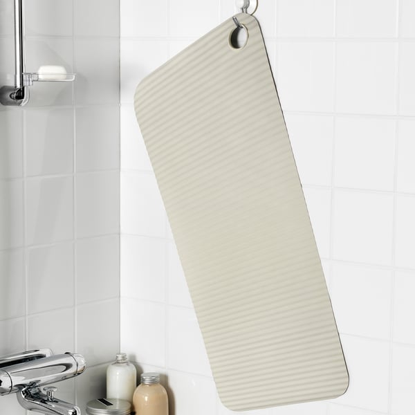 IKEA DOPPA Bathtub Mat Beige 13x33 "