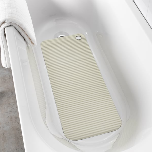 IKEA DOPPA Bathtub Mat Beige 13x33 "