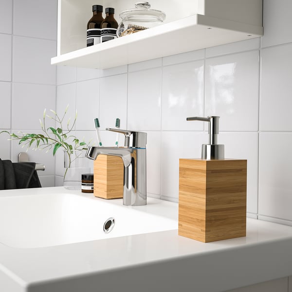 IKEA DRAGAN Soap Dispenser Bamboo