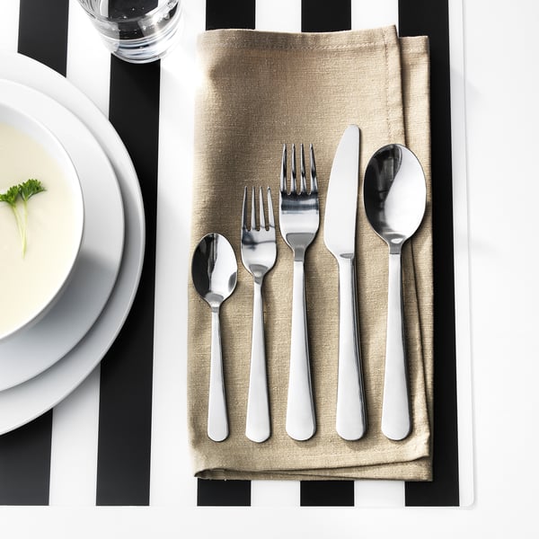 IKEA DRAGON 20-piece Flatware Set Stainless Steel