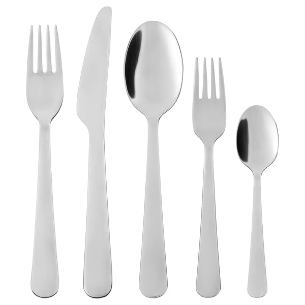 IKEA DRAGON 60-piece flatware set stainless steel
