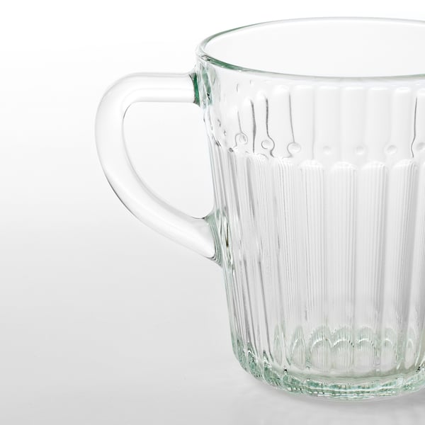 IKEA DRÖMBILD Mug Clear Glass 8 Oz