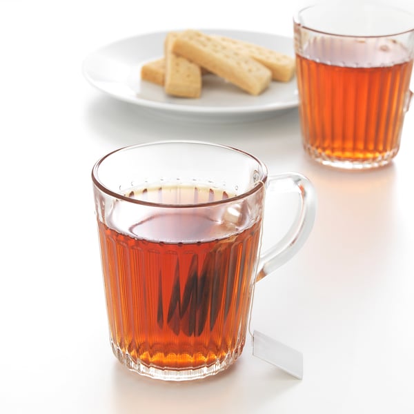 IKEA DRÖMBILD Mug Clear Glass 8 Oz