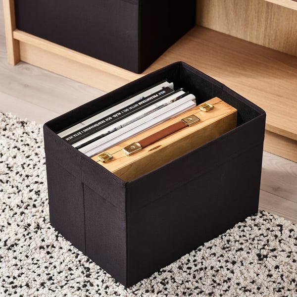 IKEA DRÖNA Box Black 9 ¾x13 ¾x9 ¾ "
