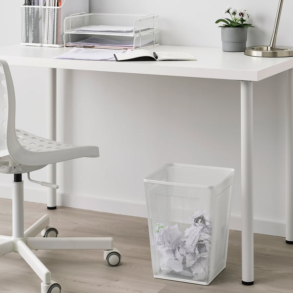 IKEA DRÖNJÖNS Wastepaper Basket White
