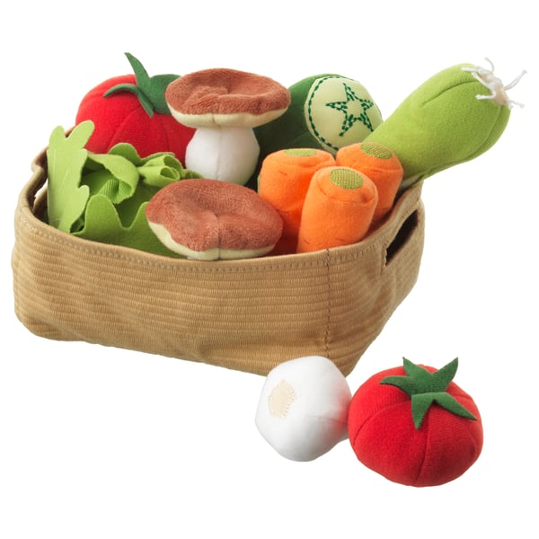 IKEA DUKTIG 14-piece vegetables set