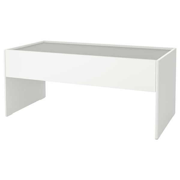 IKEA DUNDRA Activity table with storage white/gray