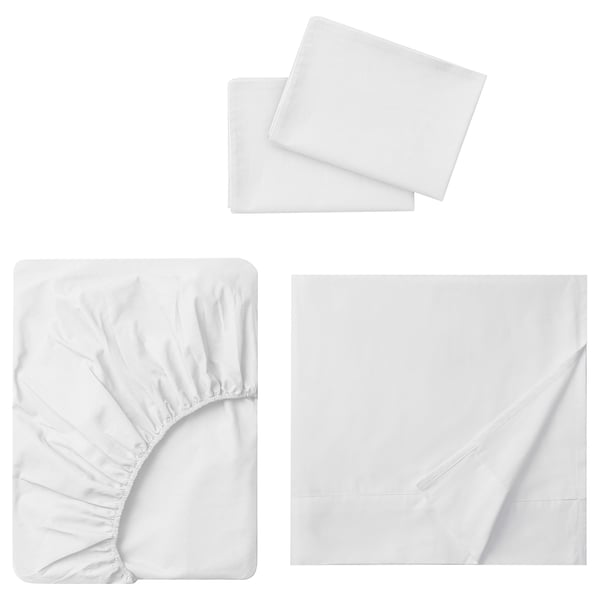 IKEA DVALA Sheet set white Queen
