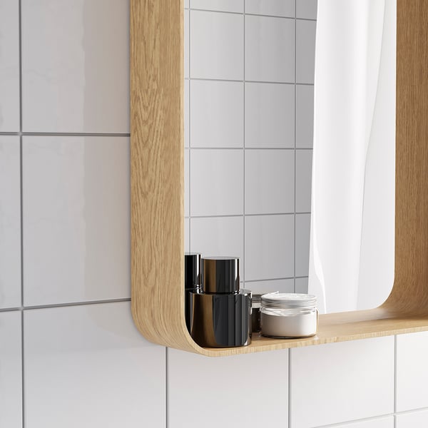 IKEA DVÄRGSYREN Mirror Oak Veneer 15 ¾x19 ¾ "