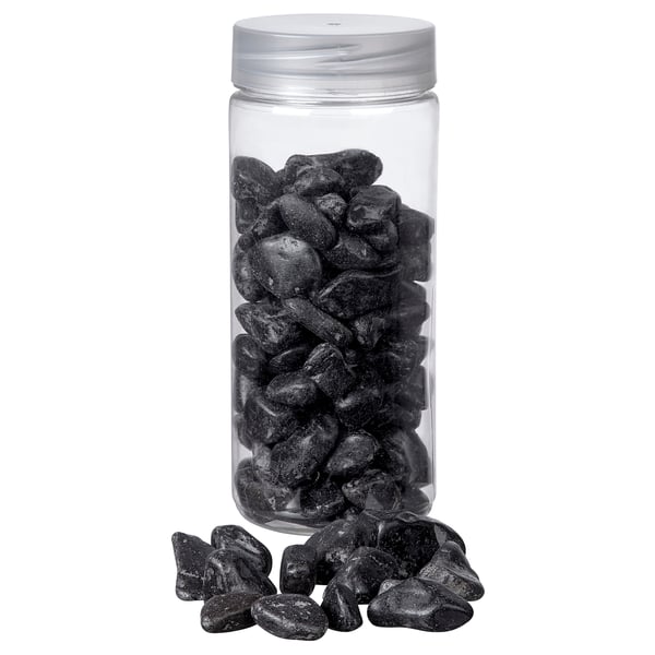 IKEA DYFT Decorative stones dark gray 1 lb 8 oz