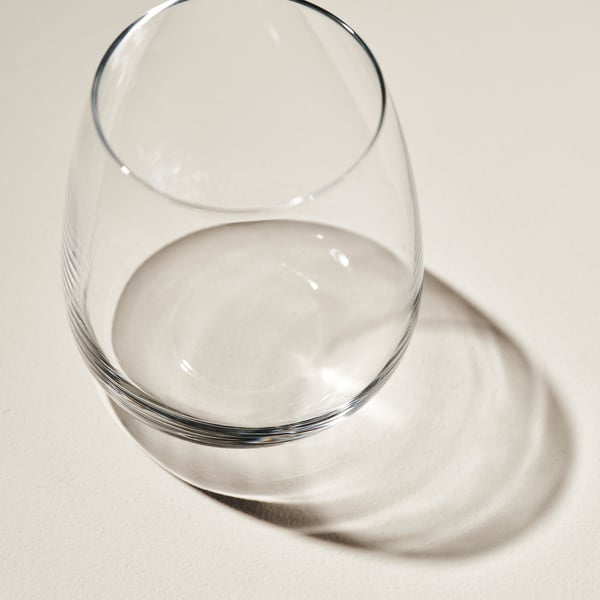 IKEA DYRGRIP Glass Clear Glass 12 Oz