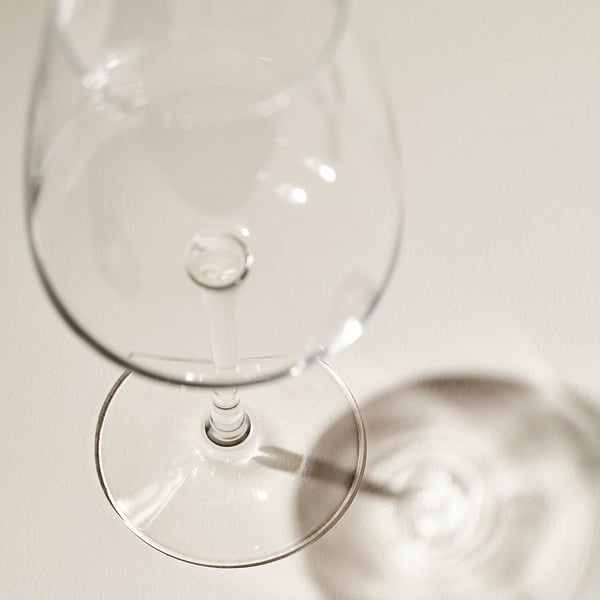 IKEA DYRGRIP Wine Glass Clear Glass 20 Oz