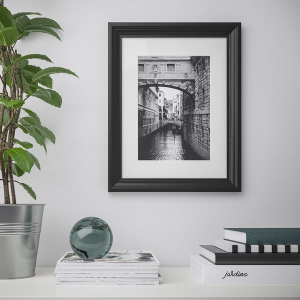 IKEA EDSBRUK Frame Black Stained 12x16 "