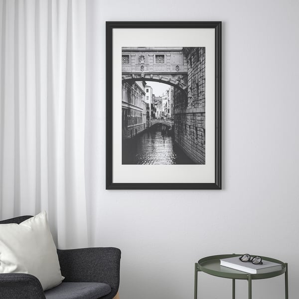 IKEA EDSBRUK Frame Black Stained 24x35 ¾ "