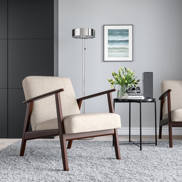 IKEA EKENÄSET Armchair Kilanda Light Beige