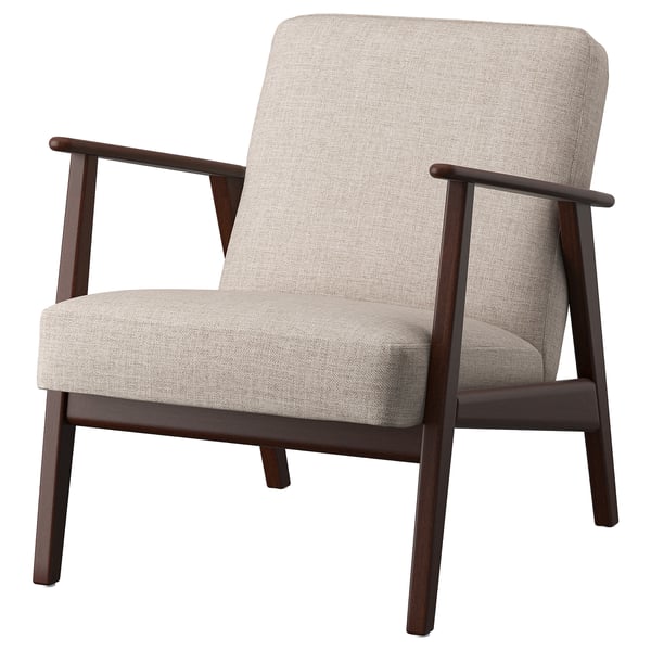 IKEA EKENÄSET Armchair Kilanda light beige