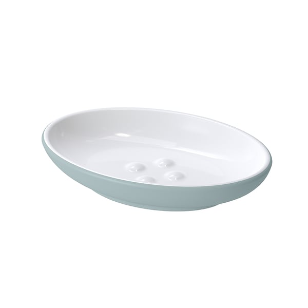 IKEA EKOLN Soap dish light gray-turquoise