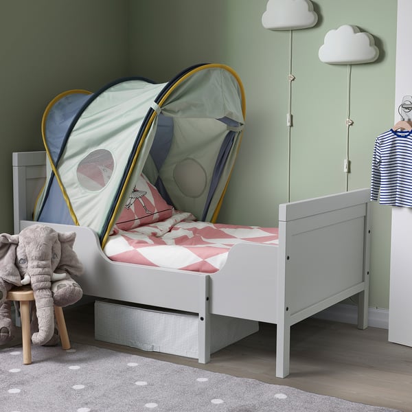 IKEA ELDFLUGA Bed Tent Blue/green 70/97