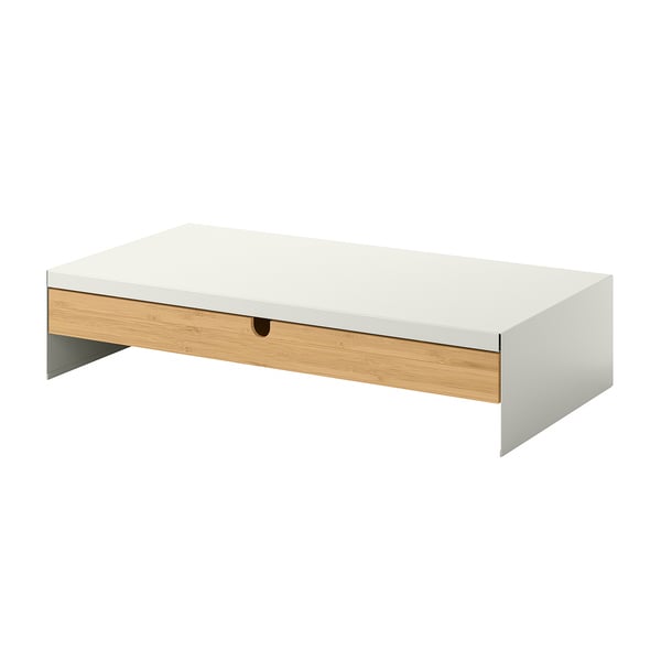 IKEA ELLOVEN Monitor stand with drawer white